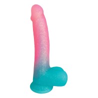 Dildo LOLLICOCK de Algodón de Azúcar Sweet Sex de 8.5" - Multicolor