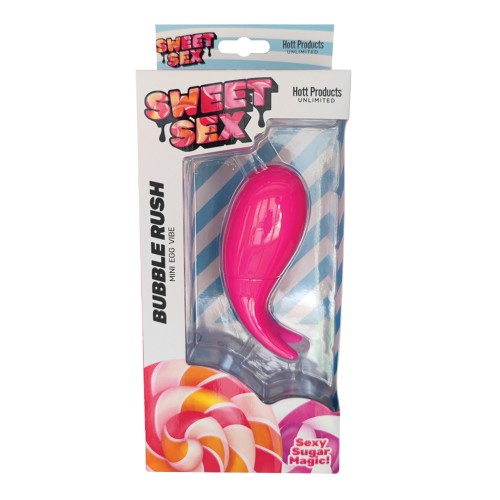 Vibrador Mini Huevo Sweet Sex Bubble Rush - Magenta