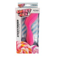 Sweet Sex Sticky Finger Vibrator - Flexible Design