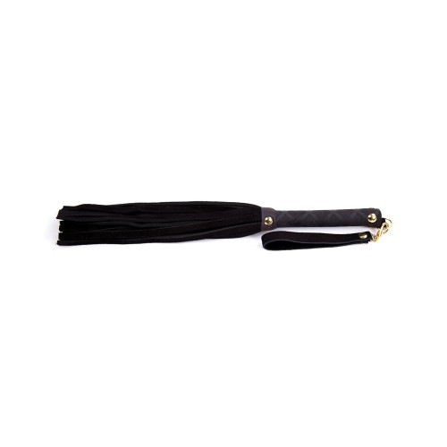 Plesur Mini Leather Flogger Black