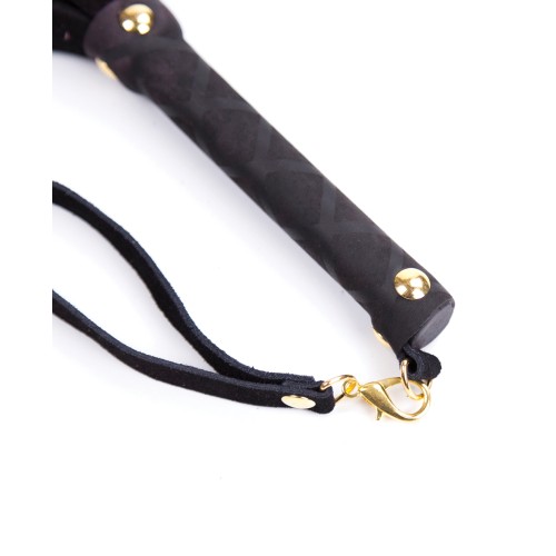 Plesur Mini Leather Flogger Black