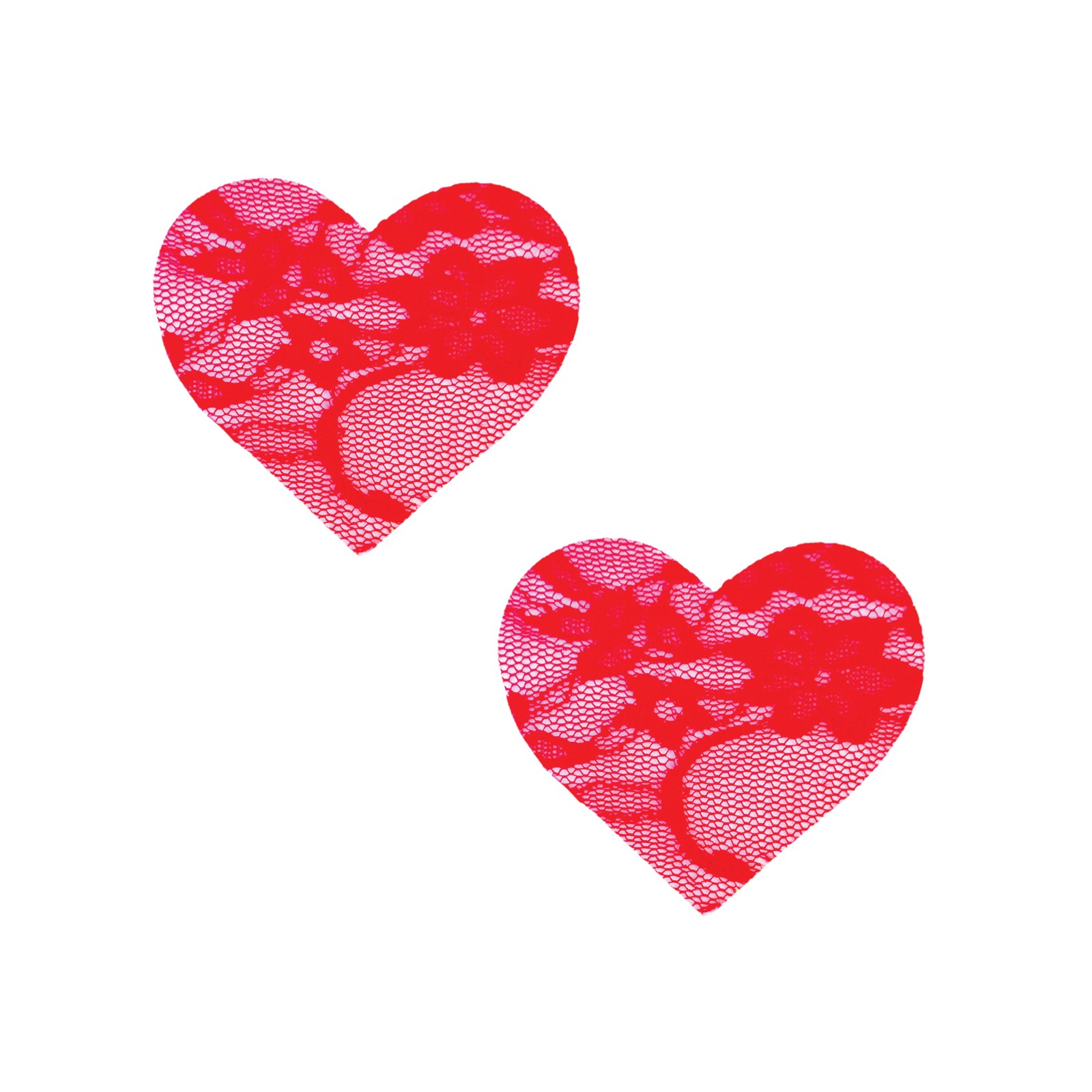 Nipztix Pasties de Encaje en Forma de Corazón - Perfectos para Fiestas