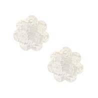 Neva Nude Lace Petal Flower Pasties White O/S