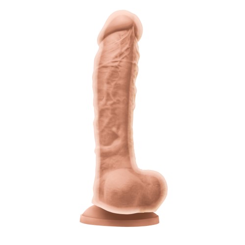 Dildo de Densidad Dual 8 Pulgadas Colores Blanco