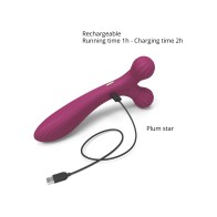 Love to Love Fireball Forked Vibrator for Intense Relaxation