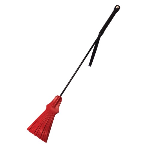 Rouge Tasseled Riding Crop Red - BDSM Accessory