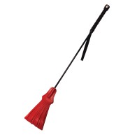 Rouge Tasseled Riding Crop Red - BDSM Accessory