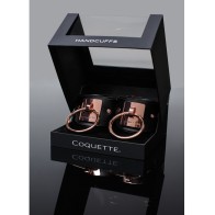 Adjustable Black/Rose Gold Handcuffs for Ultimate Pleasure