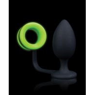 Ouch Glow in the Dark Butt Plug with Cock Ring