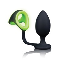 Plug Anal Ouch Glow in the Dark Anillo y Banda para Testículos