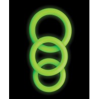 Glow in the Dark 3 Piece Cock Ring Set