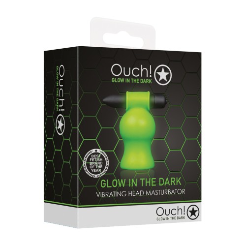 Ouch Glow In The Dark Vibrating Head Masturbator