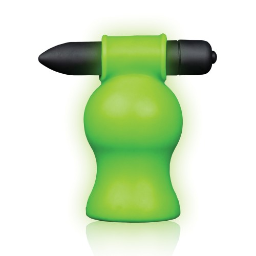 Ouch Glow In The Dark Vibrating Head Masturbator