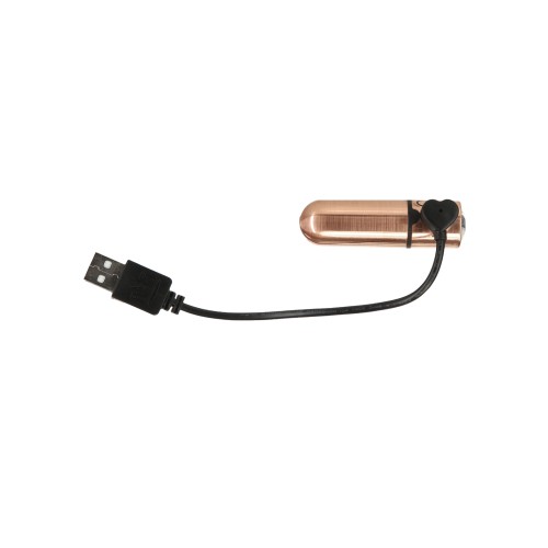 First Class Mini Rechargeable Bullet Rose Gold