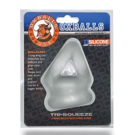 Oxballs Tri Squeeze Cocksling Ballstretcher Clear Ice