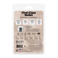 Bullet Mini Recargable First Class con Cristal