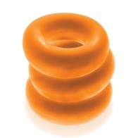 Pack de Anillos de Pene Jumbo Oxballs Fat Willy Naranja