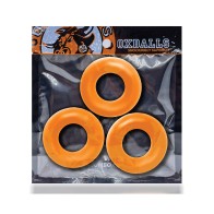 Pack de Anillos de Pene Jumbo Oxballs Fat Willy Naranja