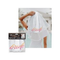 Glitterati Bride Veil - Rose Gold/White