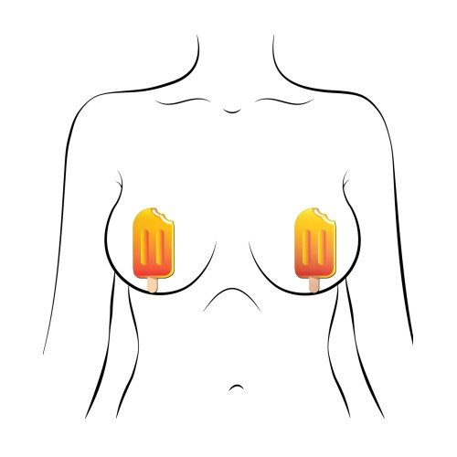 Pastease Nipple Pasties Naranja Creamsicle