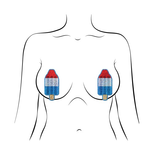 Bomb Pop Nipple Pasties for Festive Fun