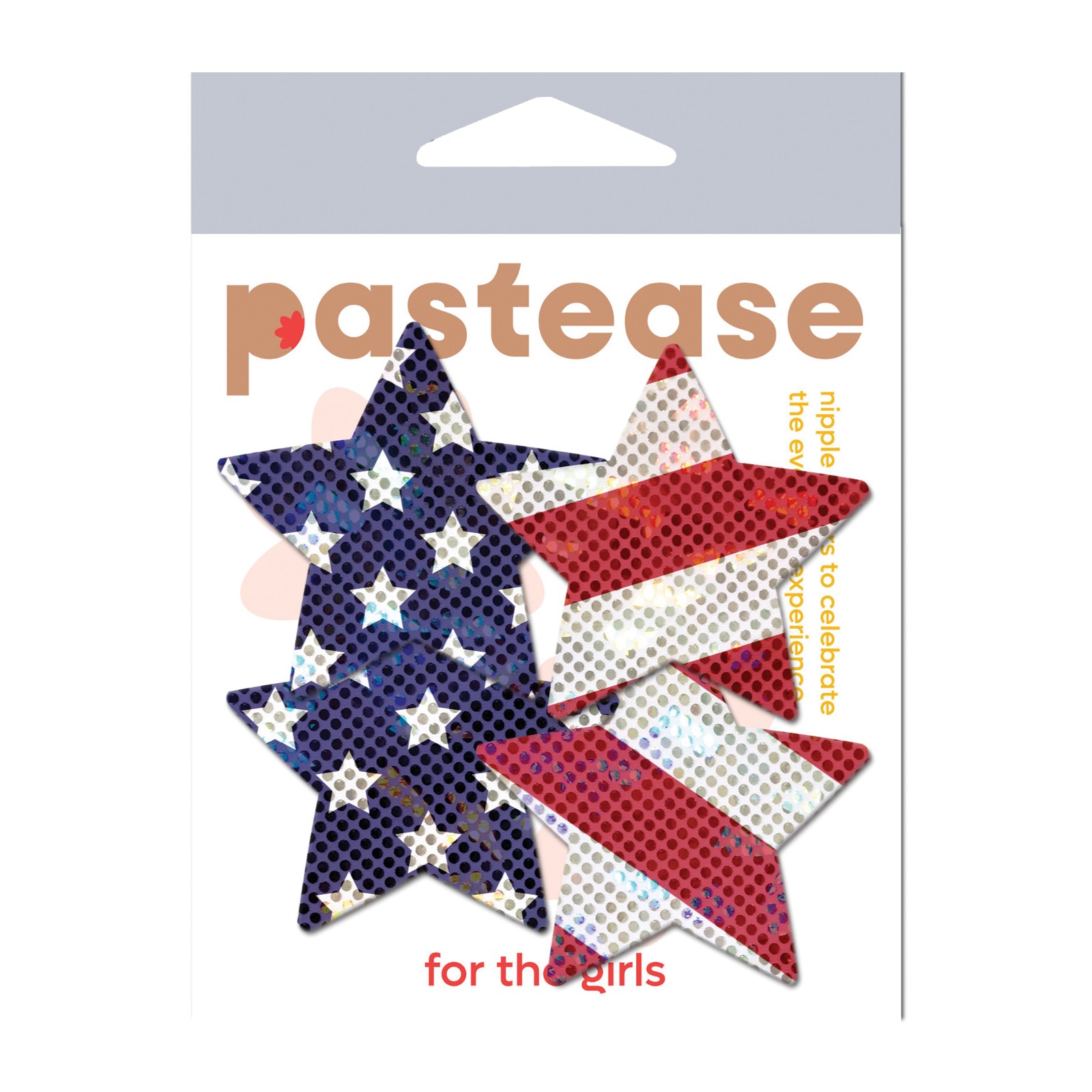 Pastease Petites Glittering Stars & Stripes Red/White/Blue