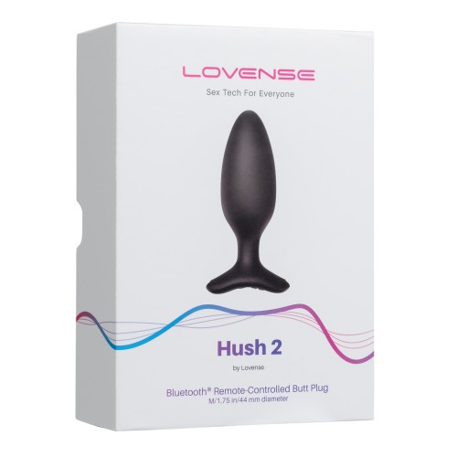 Lovense Hush 2 Vibrating Butt Plug - Black