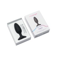 Lovense Hush 2 Vibrating Butt Plug - Black