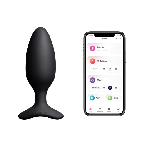 Plug Anal Vibrante Lovense Hush 2 - Negro