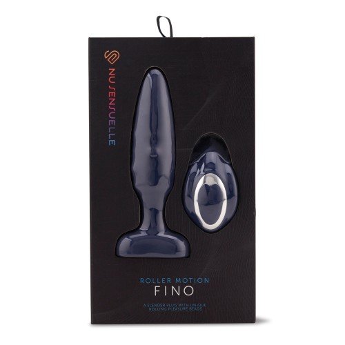 Plug de Movimiento Roller Nu Sensuelle Fino Azul Marino