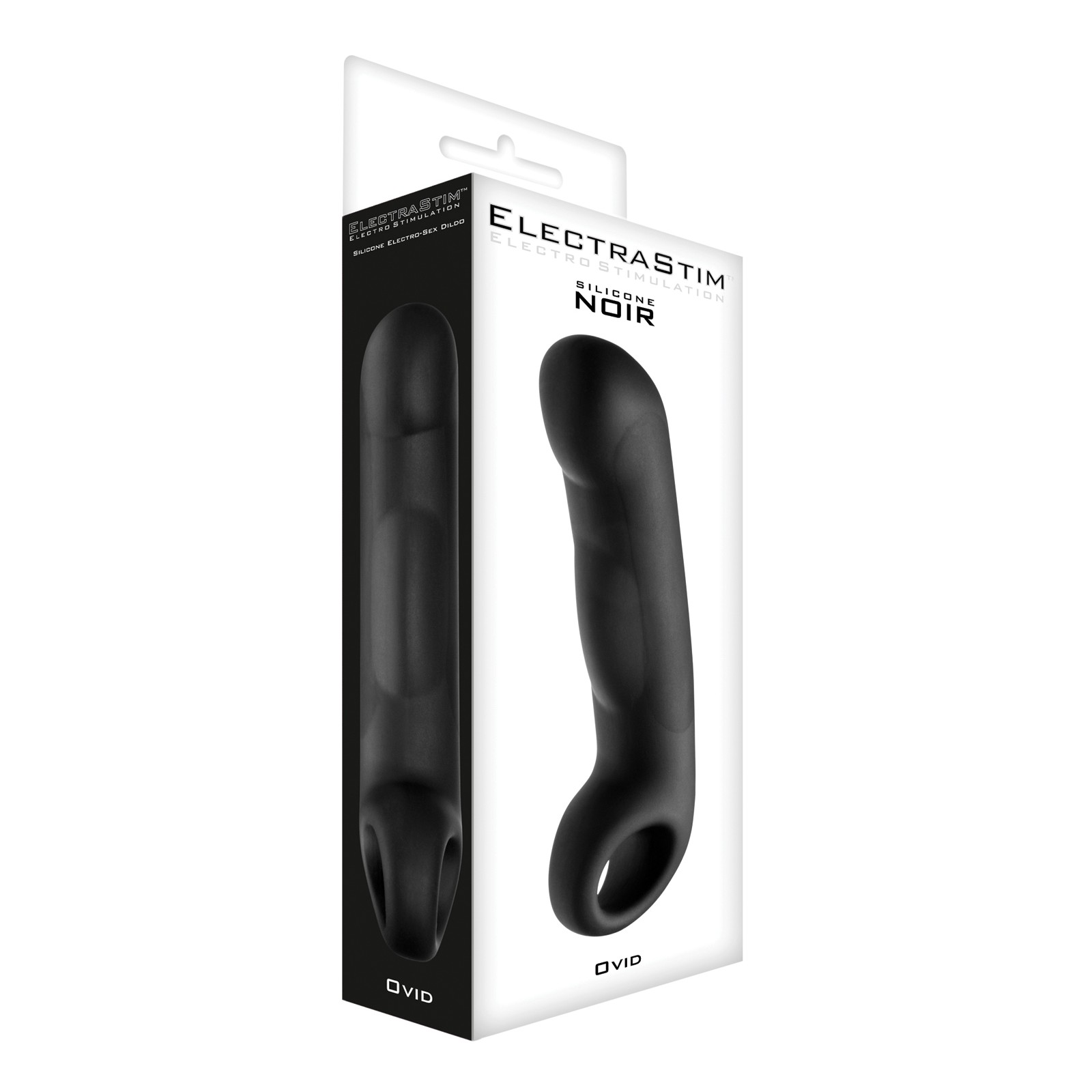 Dildo Electro G-Spot Silicone Noir Ovid para G-spot y Próstata