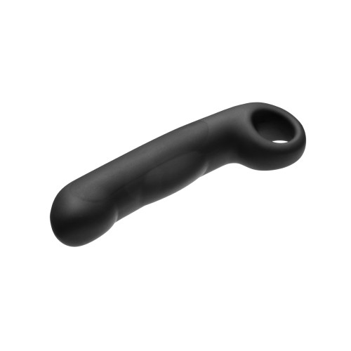 Dildo Electro G-Spot Silicone Noir Ovid para G-spot y Próstata