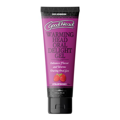 Gel Calentador de Placer Oral GoodHead Fresa