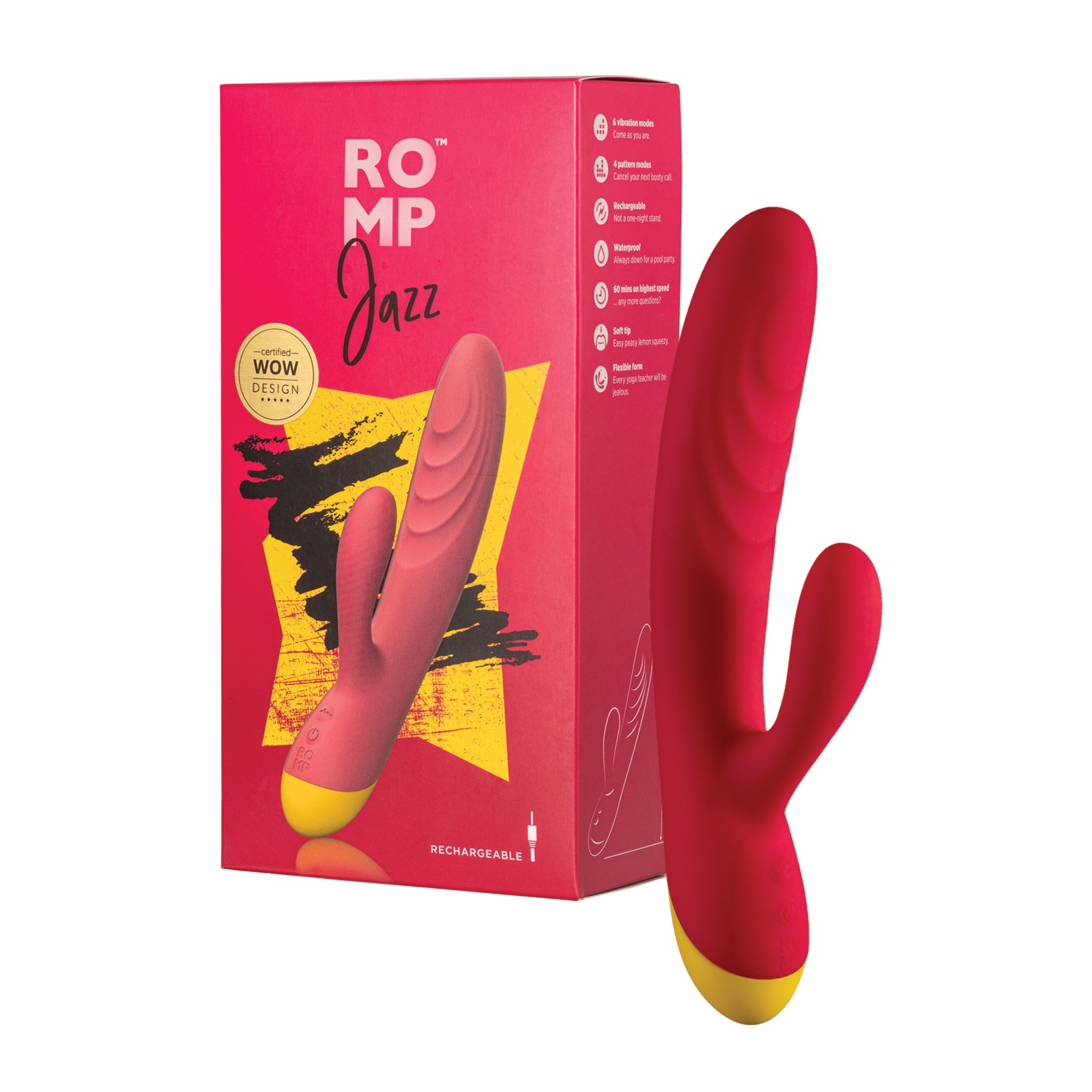 ROMP Jazz Rabbit Vibrator for G-spot Pleasure