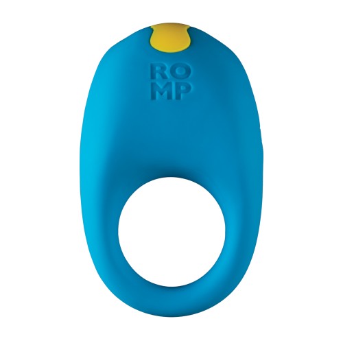 ROMP Juke Vibrating Cockring Blue - Enhance Your Pleasure