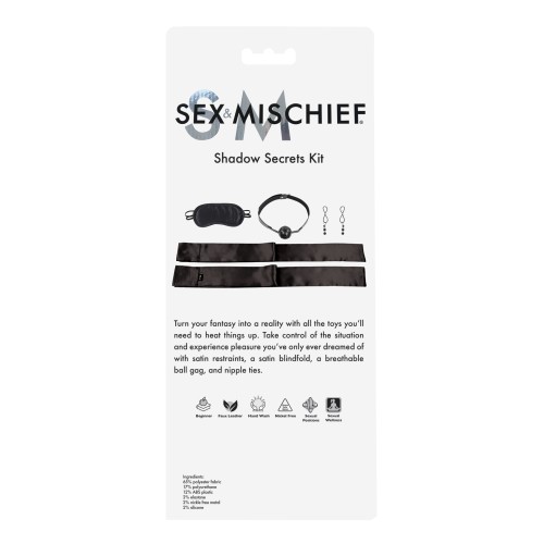 Kit de Secretos en la Sombra Sex & Mischief - Negro