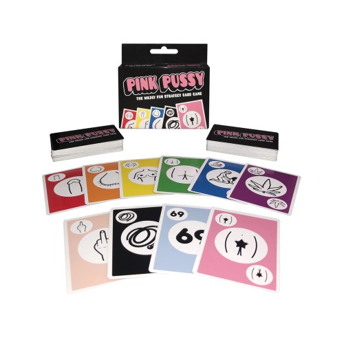 Exciting Pink Pussy Card Game for Adults