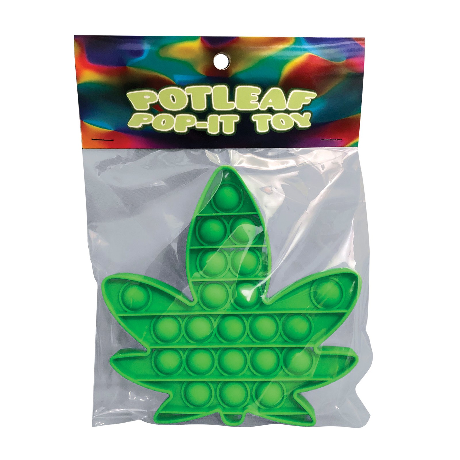 Pot Leaf Pop It Fidget Toy for Stress Relief