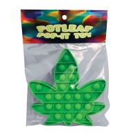 Juguete Antiestrés Pop It Hoja de Marihuana para Alivio del Estrés