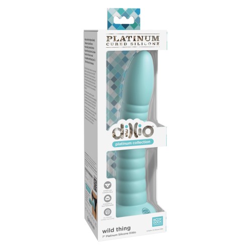 Dildo Dillio Platinum 7" Wild Thing - Teal