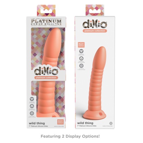 Dildo de Silicona Dillio Platinum Wild Thing para Sensaciones Definitivas