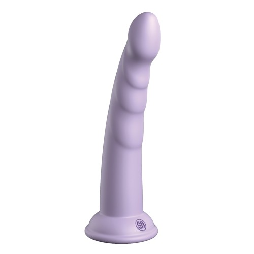 Dildo Slim Siete de 7 Pulgadas de Silicona Dillio Platinum Morado