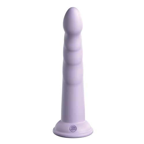 Dillio Platinum 7 Inch Slim Seven Silicone Dildo Purple