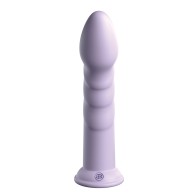 Dildo de Silicona Dillio Platinum de 8 pulgadas Super Eight Púrpura