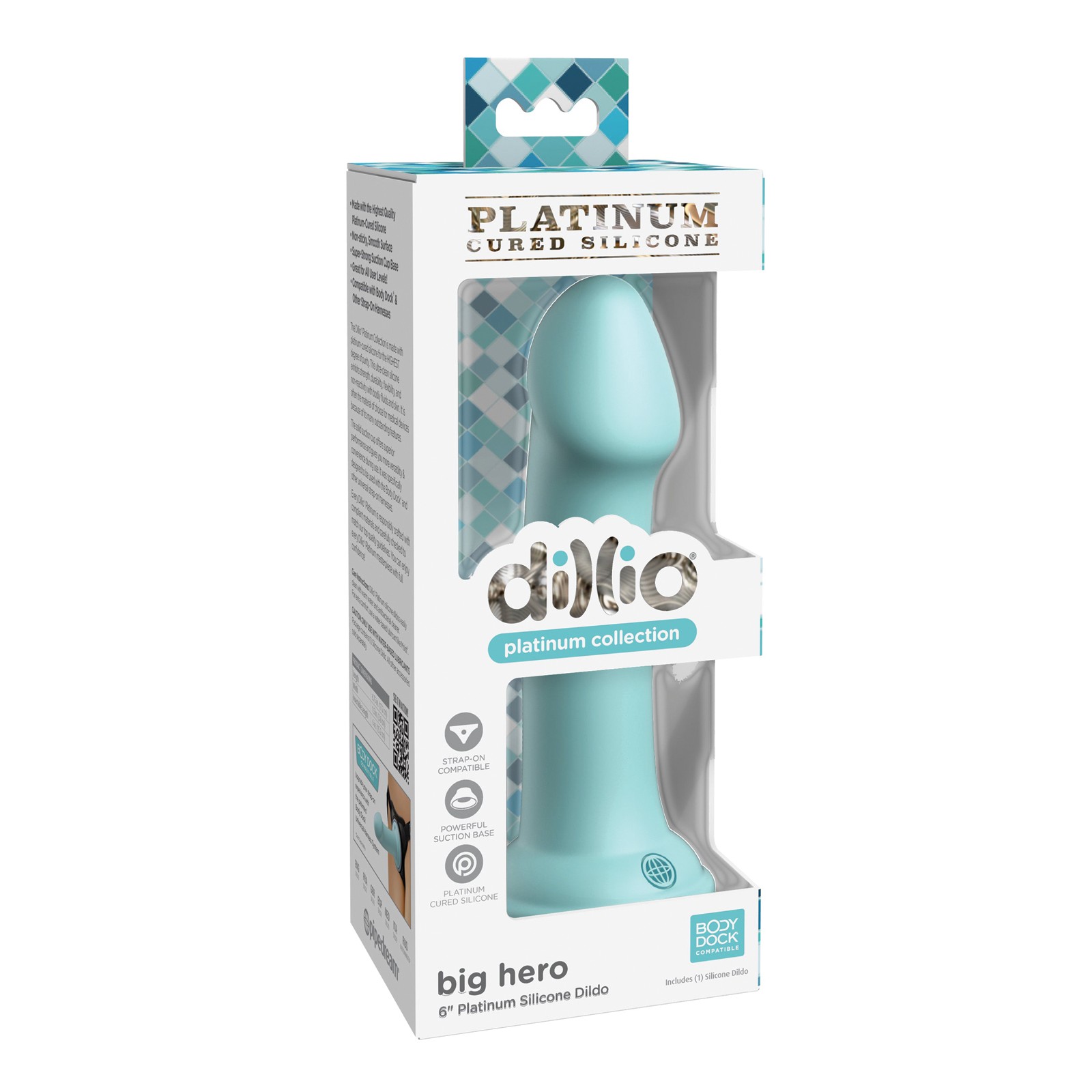 Dildo de Silicona Dillio Platinum 6 Pulgadas para Uso Versátil