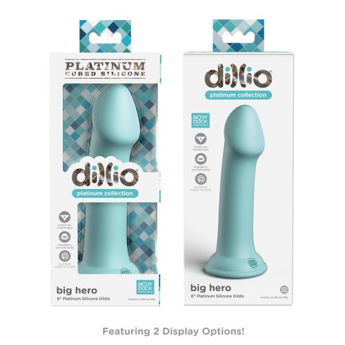 Dildo de Silicona Dillio Platinum 6 Pulgadas para Uso Versátil