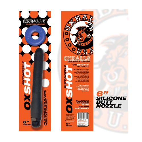 Oxballs Oxshot Silicone Butt Nozzle with Flex Cockring