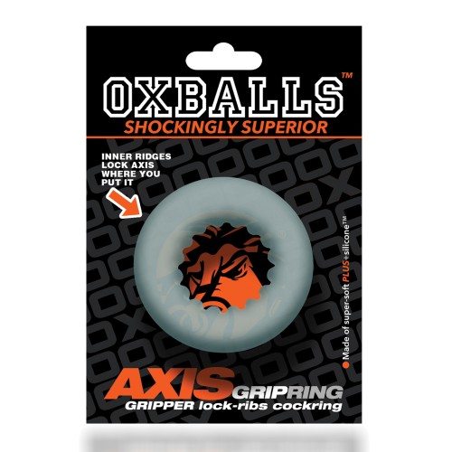 Anillo Cockring Oxballs Axis Rib Griphold - Cristal Claro