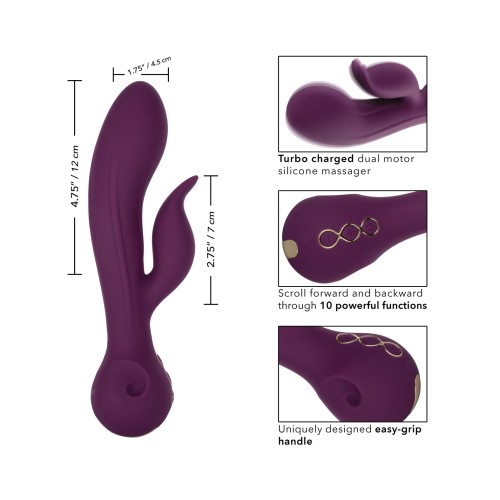 Obsession Desire Vibrador Dual Turbo-Cargado Púrpura