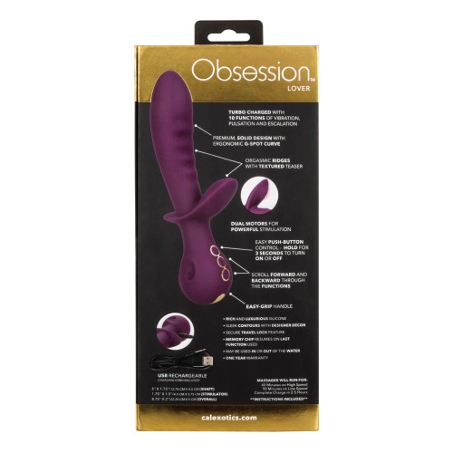 Obsession Lover Vibrador Dual - Morado